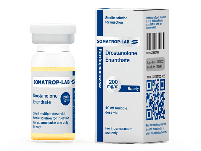 Drostanolone Enanthate 200 mg/ml (10 ml Vial) Somatrop Lab