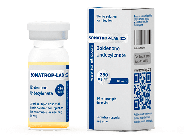 Boldenone Undecylenate 250 mg/ml (10 ml Vial) Somatrop Lab