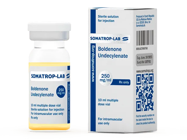 Boldenone Undecylenate 250 mg/ml (10 ml Vial) Somatrop Lab