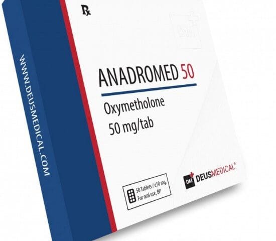 ANADROMED 50 (Oxymetholone) 50 mg (50 Tablets) DeusMedical