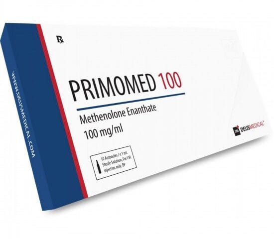 PRIMOMED 100 (Methenolone Enanthate) 100 mg/ml (10 Ampoules) DeusMedical