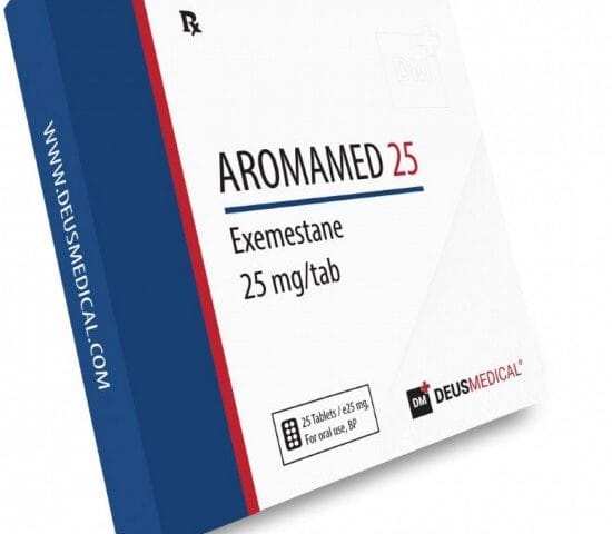 AROMAMED 25 (Exemestane) 25 mg (25 Tablets) DeusMedical