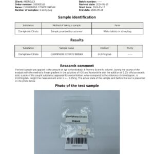 Clomiphene Citrate 25 mg (60 Tablets) – Androlex - Image 3
