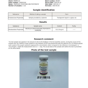 Drostanolone Propionate 100 mg/ml (10 ml Vial) – Androlex - Image 3