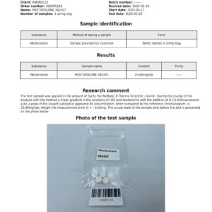 Mesterolone 25 mg (60 Tablets) – Androlex - Image 3