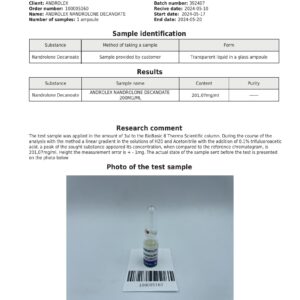 Nandrolone Decanoate 200 mg/ml (10×1 ml amp) – Androlex - Image 3