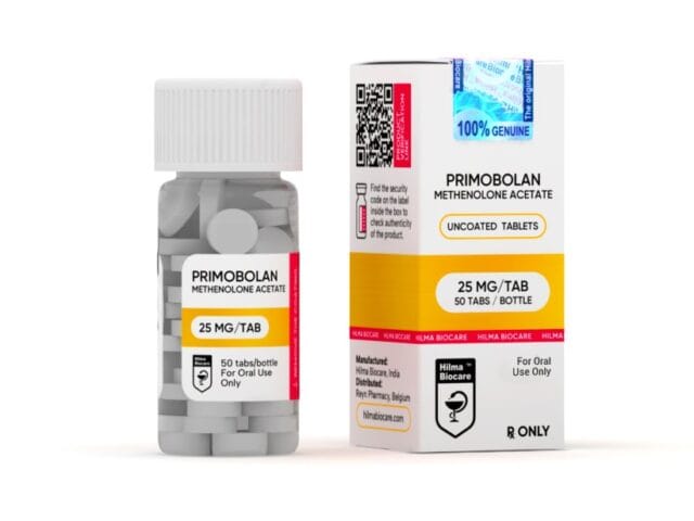 Primobolan (Methenolone Acetate) 25 mg (50 Tablets) Hilma Biocare