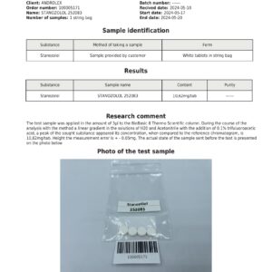 Stanozolol 10 mg (100 Tablets) – Androlex - Image 3