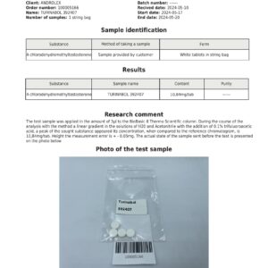 Turinabol 10 mg (100 Tablets) – Androlex - Image 3