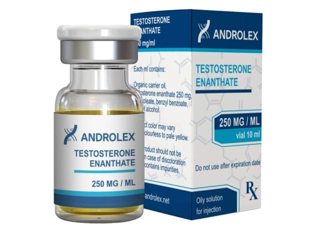Testosterone Enanthate 250 mg/ml (10 ml Vial) Androlex