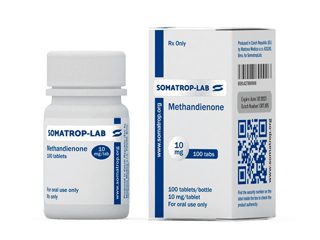 Methandienone 10 mg (100 Tablets) Somatrop Lab